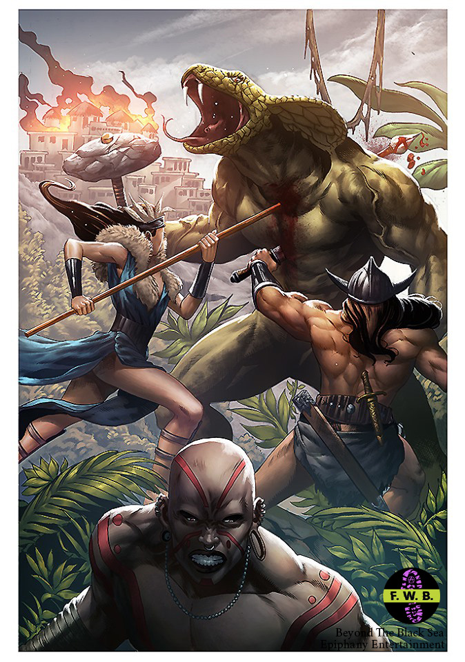 Cover art of the Lost World Saga, an Ophidians Doom